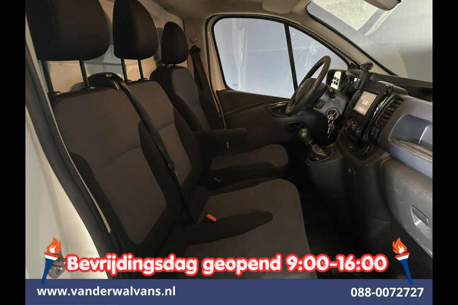 Opel Vivaro 1.6 CDTI 126pk L2H1 Euro6 Airco | Camera | Navigatie | Trekhaak | LED | Cruisecontrol Parkeersensoren, Bijrijdersbank