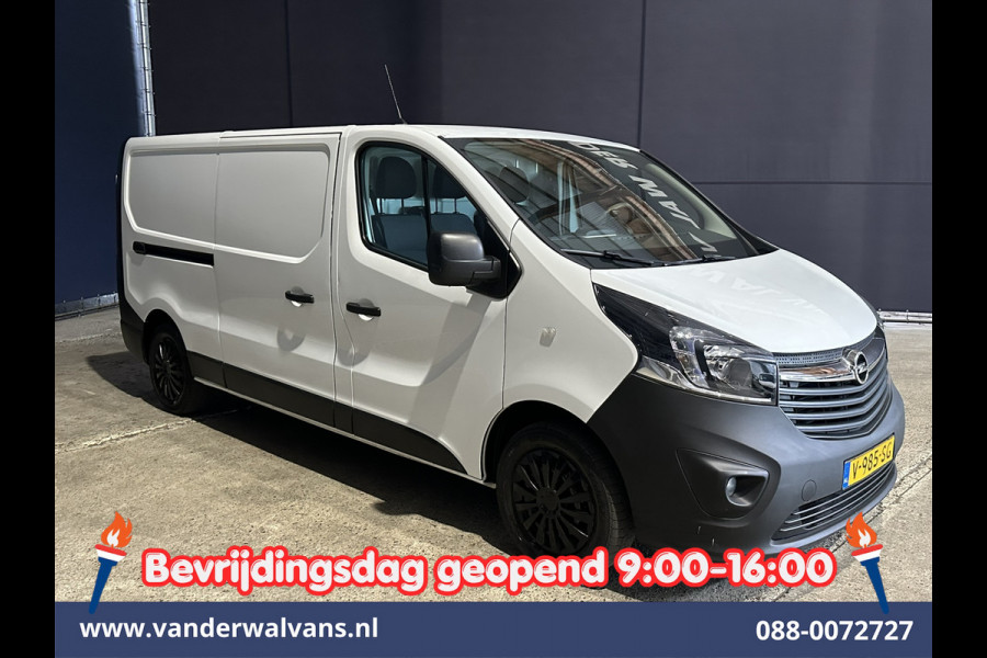Opel Vivaro 1.6 CDTI 126pk L2H1 Euro6 Airco | Camera | Navigatie | Trekhaak | LED | Cruisecontrol Parkeersensoren, Bijrijdersbank