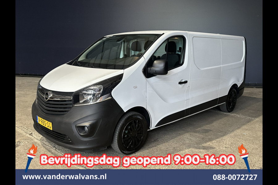 Opel Vivaro 1.6 CDTI 126pk L2H1 Euro6 Airco | Camera | Navigatie | Trekhaak | LED | Cruisecontrol Parkeersensoren, Bijrijdersbank