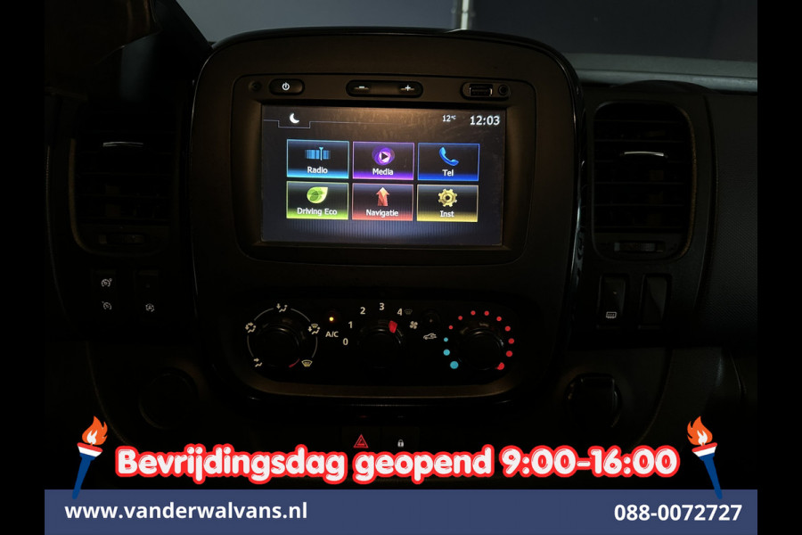 Opel Vivaro 1.6 CDTI 126pk L2H1 Euro6 Airco | Camera | Navigatie | Trekhaak | LED | Cruisecontrol Parkeersensoren, Bijrijdersbank