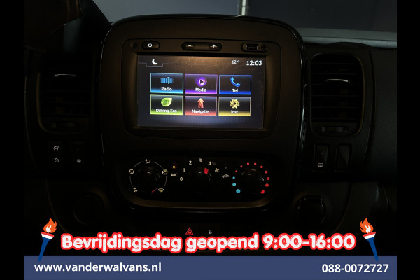 Opel Vivaro 1.6 CDTI 126pk L2H1 Euro6 Airco | Camera | Navigatie | Trekhaak | LED | Cruisecontrol Parkeersensoren, Bijrijdersbank