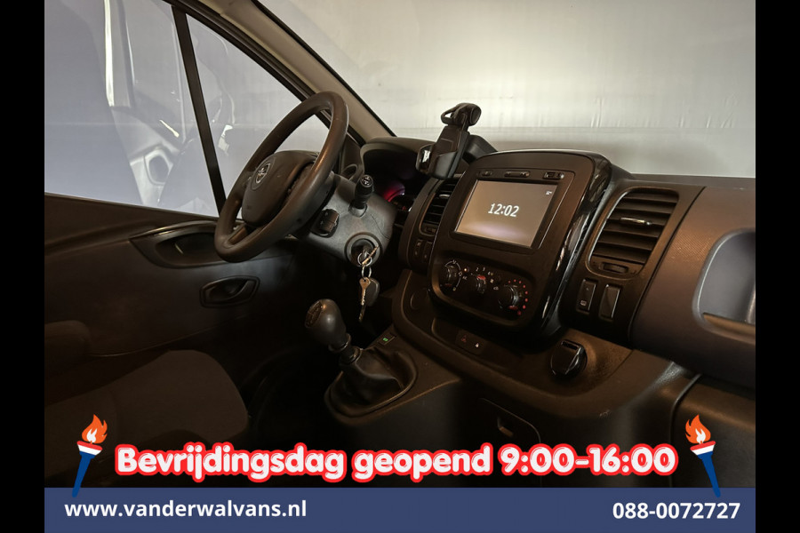 Opel Vivaro 1.6 CDTI 126pk L2H1 Euro6 Airco | Camera | Navigatie | Trekhaak | LED | Cruisecontrol Parkeersensoren, Bijrijdersbank