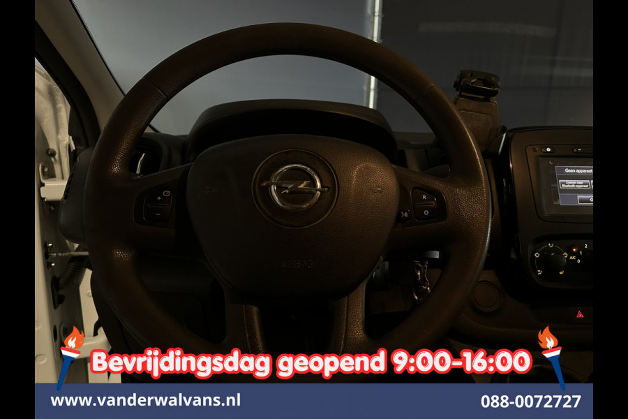 Opel Vivaro 1.6 CDTI 126pk L2H1 Euro6 Airco | Camera | Navigatie | Trekhaak | LED | Cruisecontrol Parkeersensoren, Bijrijdersbank