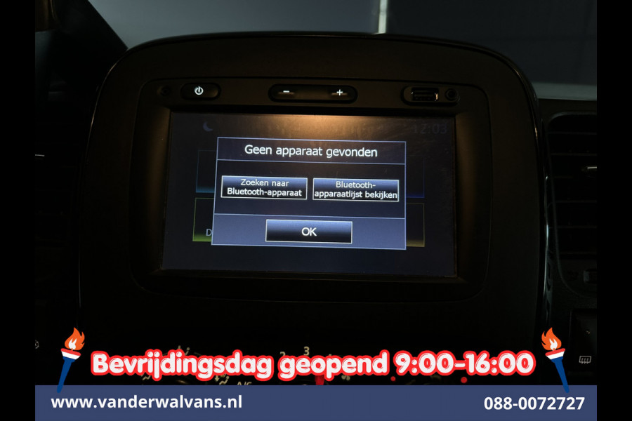 Opel Vivaro 1.6 CDTI 126pk L2H1 Euro6 Airco | Camera | Navigatie | Trekhaak | LED | Cruisecontrol Parkeersensoren, Bijrijdersbank