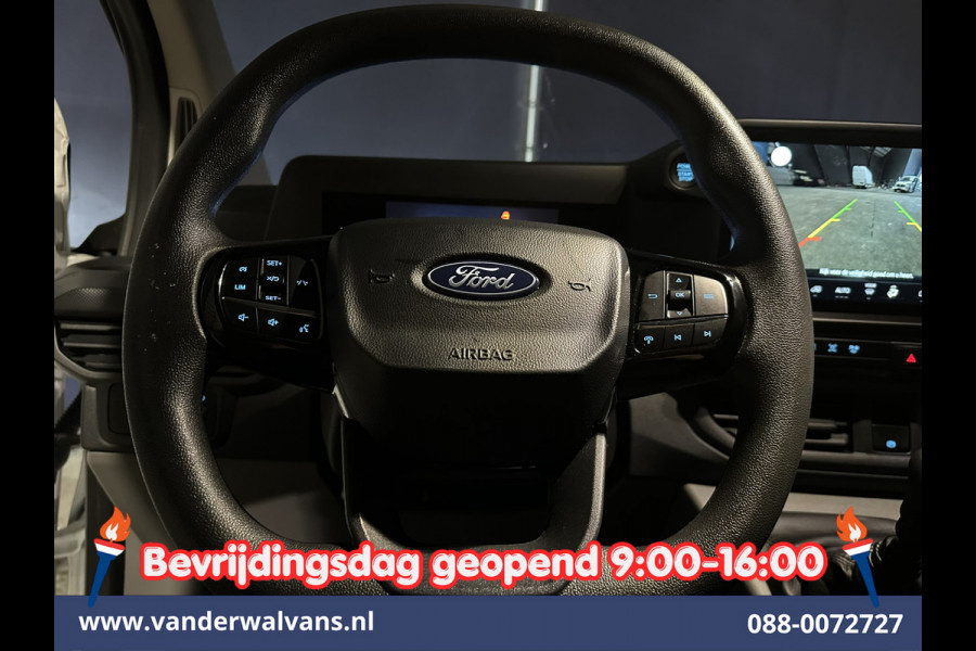 Ford Transit Custom 2.0 TDCI 111pk L1H1 Fabrieksgarantie Euro6 Airco | Camera | Apple Carplay | LED | Cruisecontrol Android Auto, Verwarmde voorruit, Parkeersensoren, Bijrijdersbank