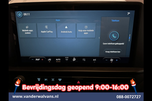 Ford Transit Custom 2.0 TDCI 136pk L2H1 Euro6 Airco | Camera | LED | Apple Carplay | Cruisecontrol Android Auto, Verwarmde voorruit, Parkeersensoren, Bijrijdersbank
