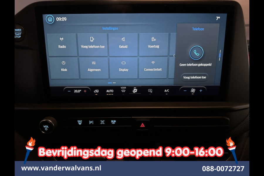 Ford Transit Custom 2.0 TDCI 136pk L2H1 Euro6 Airco | Camera | LED | Apple Carplay | Cruisecontrol Android Auto, Verwarmde voorruit, Parkeersensoren, Bijrijdersbank