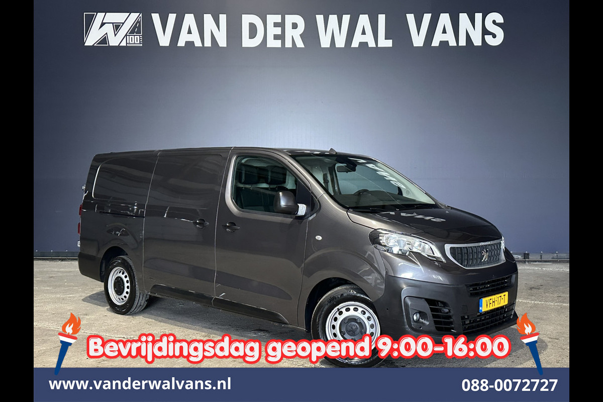 Peugeot Expert 2.0 BlueHDI 123pk L3H1 Euro6 Airco | Camera | Navigatie | Apple Carplay | Cruisecontrol Android Auto, 2500kg Trekhaak, Parkeersensoren, Bijrijdersbank