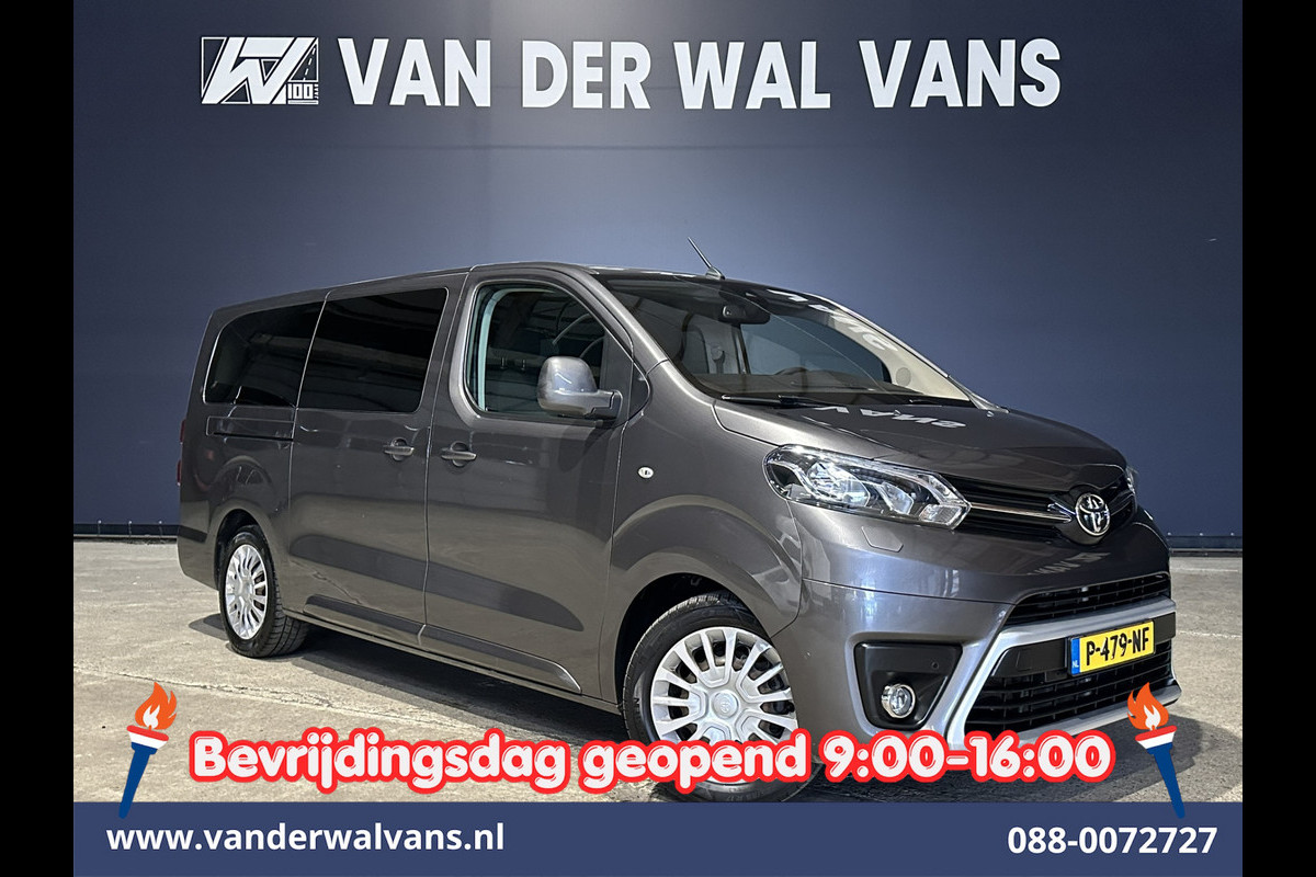 Toyota Proace Shuttle 1.5 D-4D 120pk L3H1 XL 9 Zits Personenbus Euro6 Airco | Navigatie | Camera | Apple Carplay Cruisecontrol, Android Auto, Parkeersensoren, Bijrijdersbank