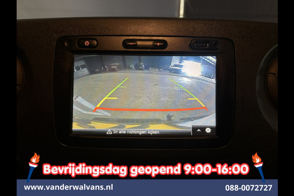 Opel Movano 2.3 CDTI 146pk L2H2 Euro6 Airco | Imperiaal | Navigatie | Camera | Cruisecontrol | 2500kg Trekhaak Parkeersensoren, Trap, Bijrijdersbank