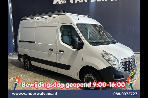 Opel Movano 2.3 CDTI 146pk L2H2 Euro6 Airco | Imperiaal | Navigatie | Camera | Cruisecontrol | 2500kg Trekhaak Parkeersensoren, Trap, Bijrijdersbank