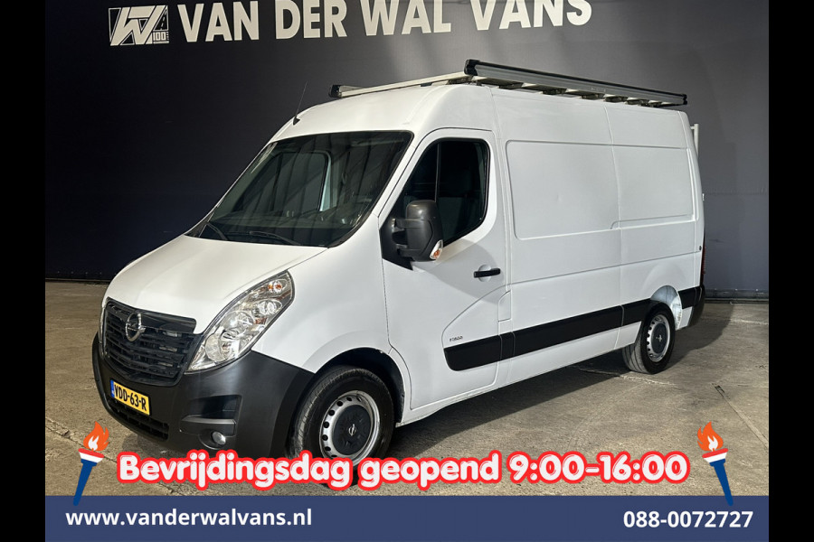 Opel Movano 2.3 CDTI 146pk L2H2 Euro6 Airco | Imperiaal | Navigatie | Camera | Cruisecontrol | 2500kg Trekhaak Parkeersensoren, Trap, Bijrijdersbank