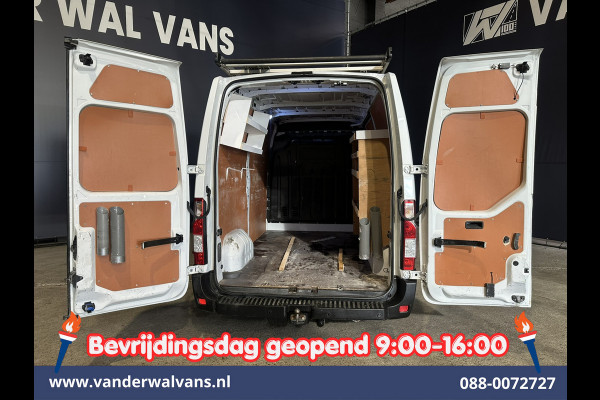 Opel Movano 2.3 CDTI 146pk L2H2 Euro6 Airco | Imperiaal | Navigatie | Camera | Cruisecontrol | 2500kg Trekhaak Parkeersensoren, Trap, Bijrijdersbank