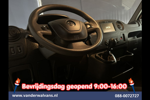 Opel Movano 2.3 CDTI 146pk L2H2 Euro6 Airco | Imperiaal | Navigatie | Camera | Cruisecontrol | 2500kg Trekhaak Parkeersensoren, Trap, Bijrijdersbank