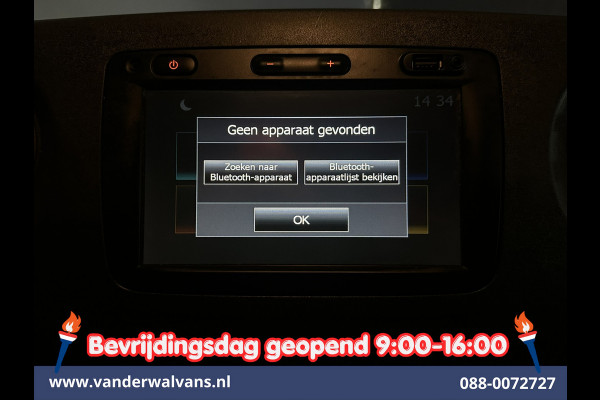 Opel Movano 2.3 CDTI 146pk L2H2 Euro6 Airco | Imperiaal | Navigatie | Camera | Cruisecontrol | 2500kg Trekhaak Parkeersensoren, Trap, Bijrijdersbank