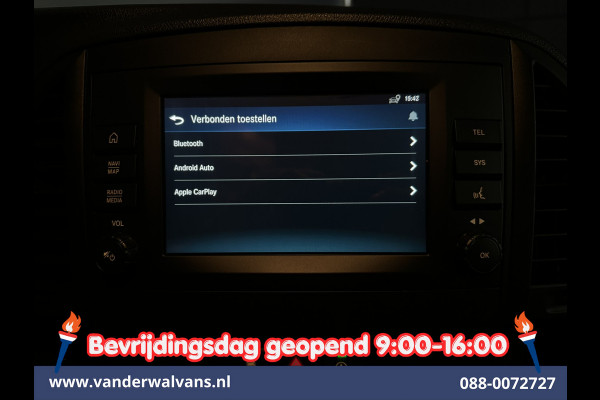 Mercedes-Benz Vito 116 CDI 164pk L3H1 Euro6 Airco | Camera | Apple Carplay | Cruisecontrol | Bumper in de kleur Stoelverwarming, Android Auto, Bijrijdersbank