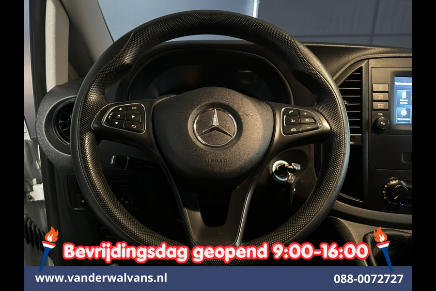 Mercedes-Benz Vito 116 CDI 164pk L3H1 Euro6 Airco | Camera | Apple Carplay | Cruisecontrol | Bumper in de kleur Stoelverwarming, Android Auto, Bijrijdersbank