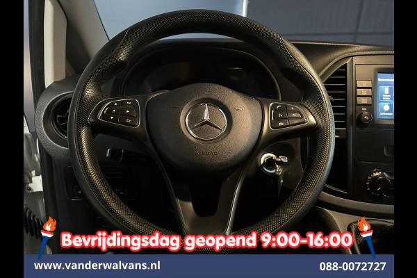 Mercedes-Benz Vito 116 CDI 164pk L3H1 Euro6 Airco | Camera | Apple Carplay | Cruisecontrol | Bumper in de kleur Stoelverwarming, Android Auto, Bijrijdersbank