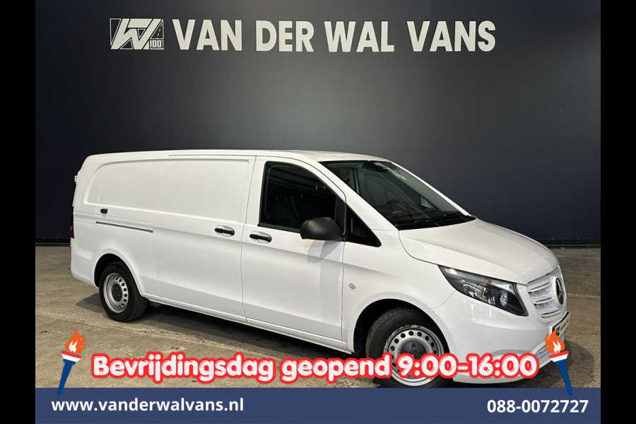 Mercedes-Benz Vito 116 CDI 164pk L3H1 Euro6 Airco | Camera | Apple Carplay | Cruisecontrol | Bumper in de kleur Stoelverwarming, Android Auto, Bijrijdersbank