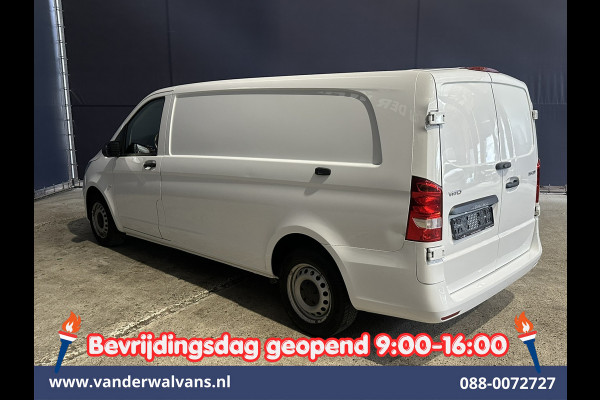 Mercedes-Benz Vito 116 CDI 164pk L3H1 Euro6 Airco | Camera | Apple Carplay | Cruisecontrol | Bumper in de kleur Stoelverwarming, Android Auto, Bijrijdersbank