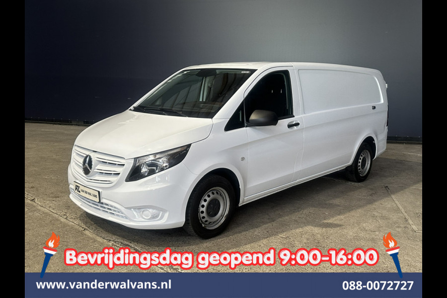 Mercedes-Benz Vito 116 CDI 164pk L3H1 Euro6 Airco | Camera | Apple Carplay | Cruisecontrol | Bumper in de kleur Stoelverwarming, Android Auto, Bijrijdersbank