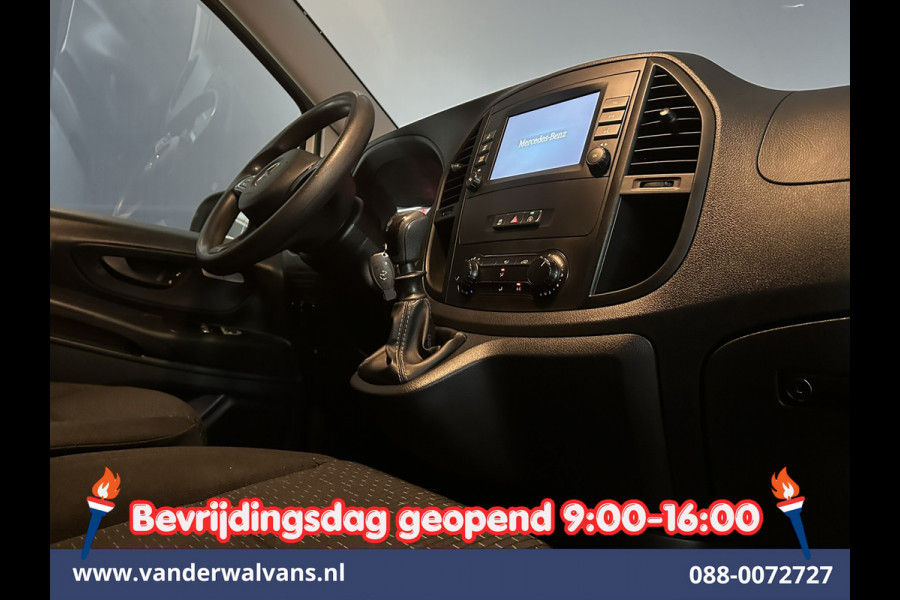 Mercedes-Benz Vito 116 CDI 164pk L3H1 Euro6 Airco | Camera | Apple Carplay | Cruisecontrol | Bumper in de kleur Stoelverwarming, Android Auto, Bijrijdersbank
