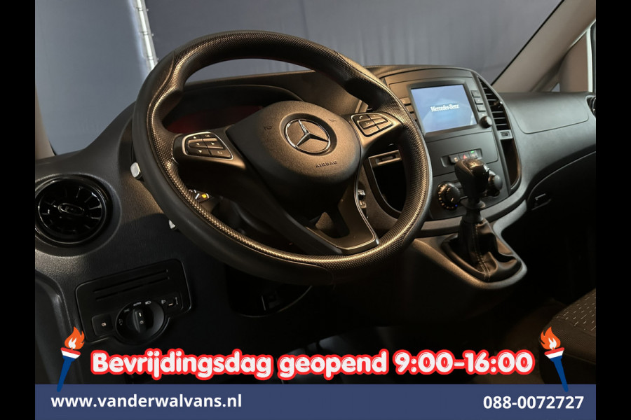 Mercedes-Benz Vito 116 CDI 164pk L3H1 Euro6 Airco | Camera | Apple Carplay | Cruisecontrol | Bumper in de kleur Stoelverwarming, Android Auto, Bijrijdersbank
