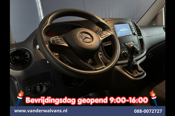Mercedes-Benz Vito 116 CDI 164pk L3H1 Euro6 Airco | Camera | Apple Carplay | Cruisecontrol | Bumper in de kleur Stoelverwarming, Android Auto, Bijrijdersbank