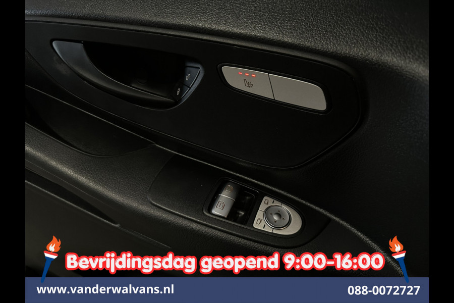 Mercedes-Benz Vito 116 CDI 164pk L3H1 Euro6 Airco | Camera | Apple Carplay | Cruisecontrol | Bumper in de kleur Stoelverwarming, Android Auto, Bijrijdersbank