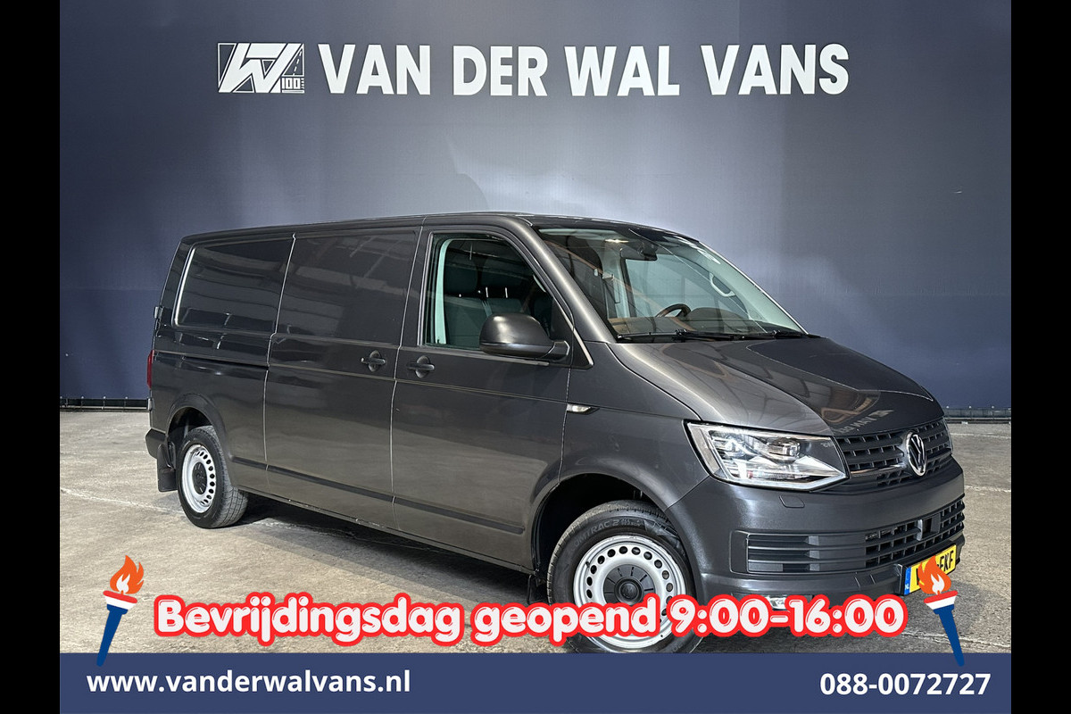 Volkswagen Transporter 2.0 TDI 150pk Automaat L2H1 Euro6 Airco | Apple Carplay | LED | Cruisecontrol | 2500kg Trekhaak | Android Auto, Parkeersensoren, Bijrijdersbank