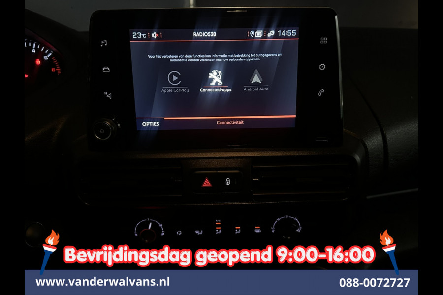 Peugeot Partner 1.5 BlueHDI 102pk L1H1 Inrichting Euro6 Airco | Camera | Navigatie | Apple Carplay | Cruisecontrol Android Auto, Trekhaak, Parkeersensoren