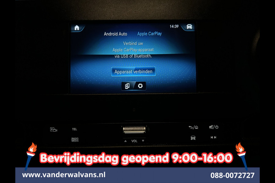 Mercedes-Benz Sprinter 317 CDI 170pk L3H2 *Post NL inrichting* Euro6 Airco | Camera | Apple Carplay | Cruisecontrol | Chauffeursstoel Android Auto, Chauffeursstoel, Stoelverwarming, Bijrijdersbank