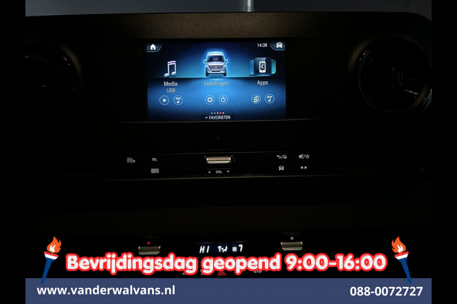 Mercedes-Benz Sprinter 317 CDI 170pk L3H2 *Post NL inrichting* Euro6 Airco | Camera | Apple Carplay | Cruisecontrol | Chauffeursstoel Android Auto, Chauffeursstoel, Stoelverwarming, Bijrijdersbank