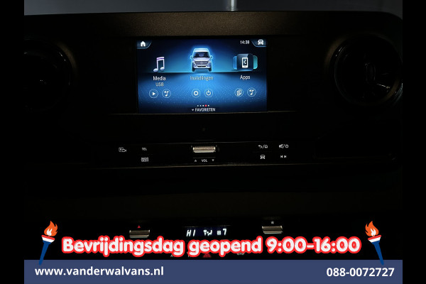 Mercedes-Benz Sprinter 317 CDI 170pk L3H2 *Post NL inrichting* Euro6 Airco | Camera | Apple Carplay | Cruisecontrol | Chauffeursstoel Android Auto, Chauffeursstoel, Stoelverwarming, Bijrijdersbank