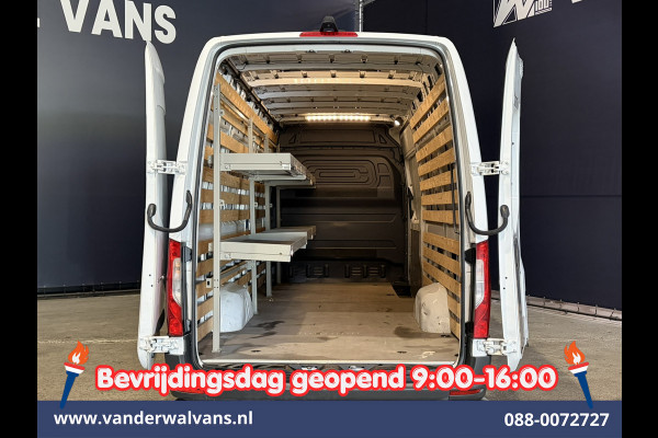 Mercedes-Benz Sprinter 315 CDI 150pk 9G-Tronic Automaat L3H2 *Post NL inrichting* Euro6 Airco | Camera | Apple Carplay | Cruisecontrol Android Auto, Chauffeursstoel, Sidebars, Bijrijdersbank