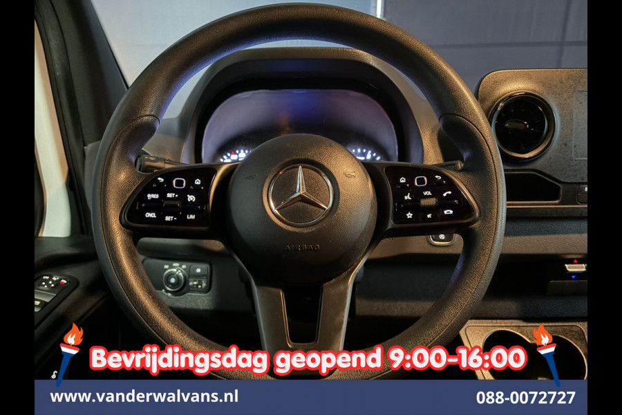 Mercedes-Benz Sprinter 315 CDI 150pk 9G-Tronic Automaat L3H2 *Post NL inrichting* Euro6 Airco | Camera | Apple Carplay | Cruisecontrol Android Auto, Chauffeursstoel, Sidebars, Bijrijdersbank