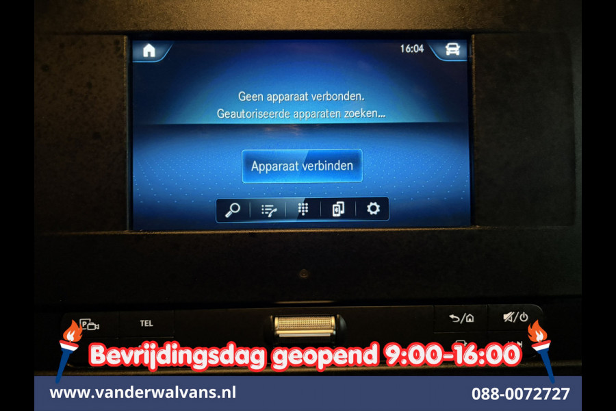 Mercedes-Benz Sprinter 315 CDI 150pk 9G-Tronic Automaat L3H2 *Post NL inrichting* Euro6 Airco | Camera | Apple Carplay | Cruisecontrol Android Auto, Chauffeursstoel, Sidebars, Bijrijdersbank