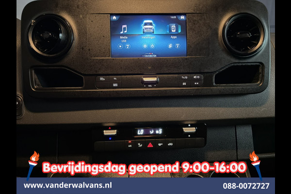 Mercedes-Benz Sprinter 315 CDI 150pk 9G-Tronic Automaat L3H2 *Post NL inrichting* Euro6 Airco | Camera | Apple Carplay | Cruisecontrol Android Auto, Chauffeursstoel, Sidebars, Bijrijdersbank