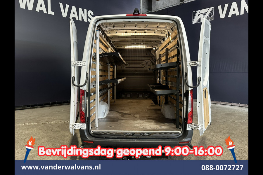 Mercedes-Benz Sprinter 315 CDI 150pk 9G-Tronic Automaat L3H2 *Post NL inrichting* Euro6 Airco | Camera | Apple Carplay | Cruisecontrol Android Auto, Trekhaak, Sidebars, Chauffeursstoel, Bijrijdersbank