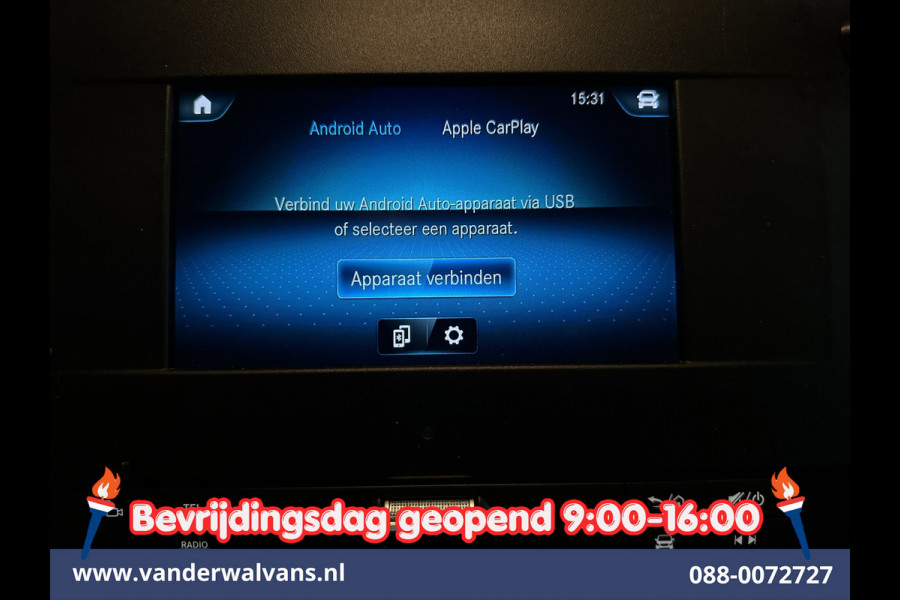 Mercedes-Benz Sprinter 315 CDI 150pk 9G-Tronic Automaat L3H2 *Post NL inrichting* Euro6 Airco | Camera | Apple Carplay | Cruisecontrol Android Auto, Trekhaak, Sidebars, Chauffeursstoel, Bijrijdersbank
