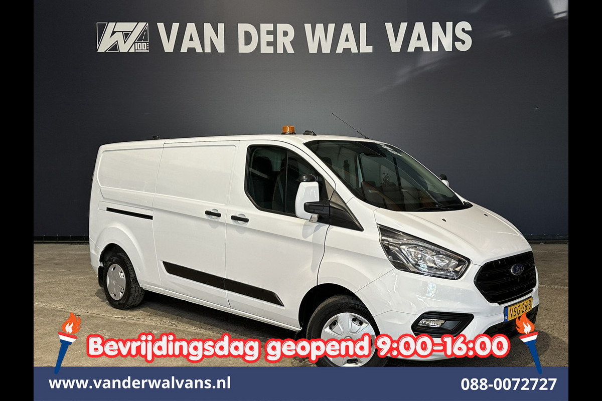 Ford Transit Custom 2.0 TDCI 130pk L2H1 Inrichting Euro6 Airco | Camera | 2800kg Trekhaak | LED | Cruisecontrol | Android Auto Stoelverwarming, Verwarmde voorruit, Parkeersensoren, Bijrijdersbank