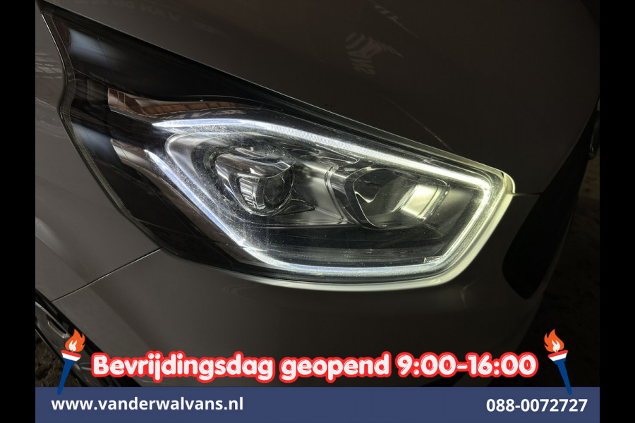 Ford Transit Custom 2.0 TDCI 130pk L2H1 Inrichting Euro6 Airco | Camera | 2800kg Trekhaak | LED | Cruisecontrol | Android Auto Stoelverwarming, Verwarmde voorruit, Parkeersensoren, Bijrijdersbank