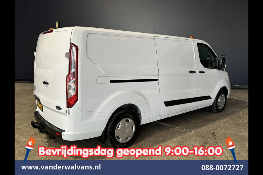 Ford Transit Custom 2.0 TDCI 130pk L2H1 Inrichting Euro6 Airco | Camera | 2800kg Trekhaak | LED | Cruisecontrol | Android Auto Stoelverwarming, Verwarmde voorruit, Parkeersensoren, Bijrijdersbank