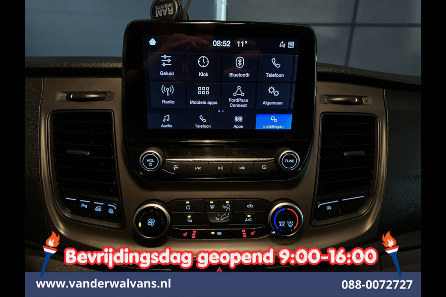Ford Transit Custom 2.0 TDCI 130pk L2H1 Inrichting Euro6 Airco | Camera | 2800kg Trekhaak | LED | Cruisecontrol | Android Auto Stoelverwarming, Verwarmde voorruit, Parkeersensoren, Bijrijdersbank