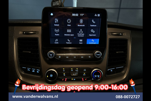 Ford Transit Custom 2.0 TDCI 130pk L2H1 Inrichting Euro6 Airco | Camera | 2800kg Trekhaak | LED | Cruisecontrol | Android Auto Stoelverwarming, Verwarmde voorruit, Parkeersensoren, Bijrijdersbank