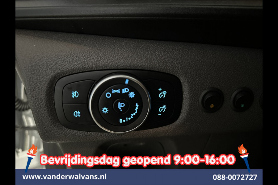 Ford Transit Custom 2.0 TDCI 130pk L2H1 Inrichting Euro6 Airco | Camera | 2800kg Trekhaak | LED | Cruisecontrol | Android Auto Stoelverwarming, Verwarmde voorruit, Parkeersensoren, Bijrijdersbank