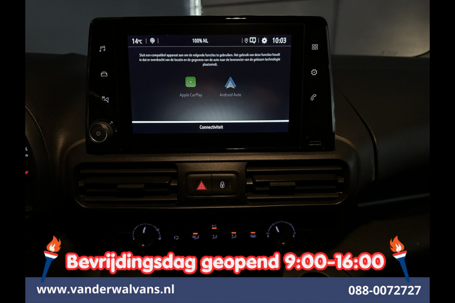 Opel Combo 1.5D **MARGE, Geen BTW** 131pk L2H1 Euro6 Airco | Camera | Navigatie | Apple Carplay | Cruisecontrol Android Auto, Trekhaak, Parkeersensoren
