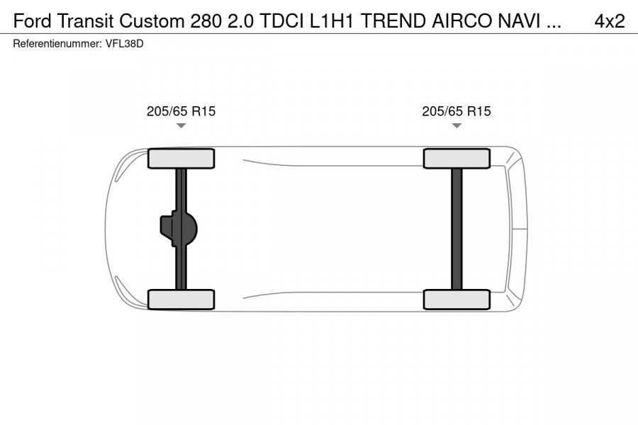 Ford Transit Custom 280 2.0 TDCI L1H1 TREND AIRCO NAVI DAKDRAGERS CRUISE CONTROL