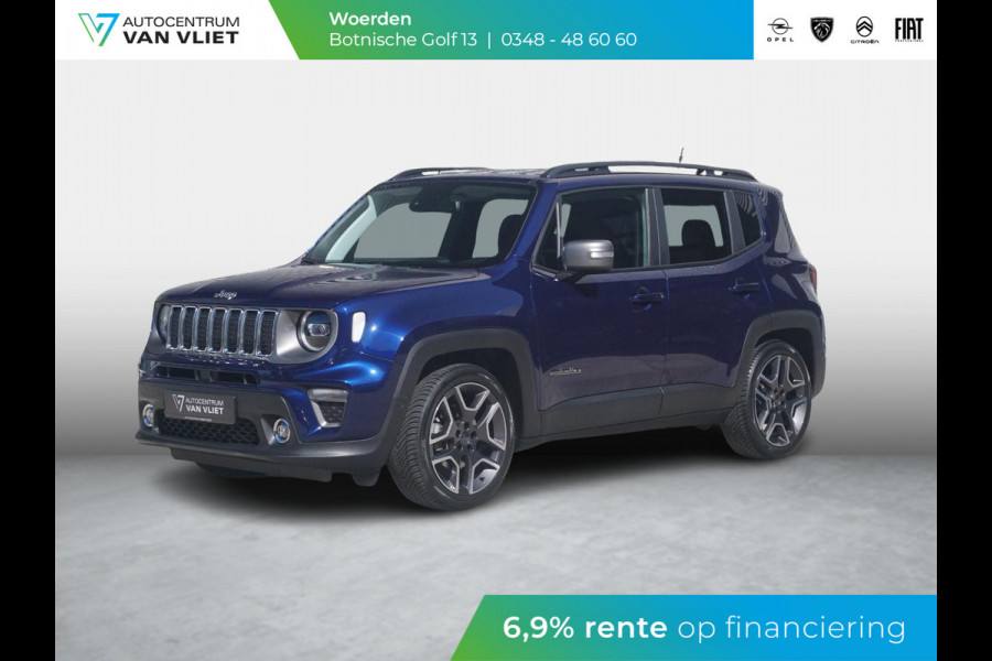 Jeep Renegade 1.3T Limited Trekhaak | 1.450kg trekgewicht | Mooie uitvoering!