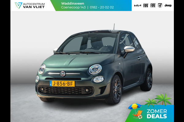 Fiat 500 Hybrid Rockstar | Navi | Clima | Cruise | Regensensor | Priv. Glass | PDC | Apple Carplay | Mat Groen | Verde Portofino